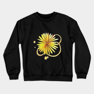 Yellow flower Crewneck Sweatshirt